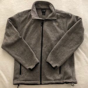 North Face Grey Zip Jacket